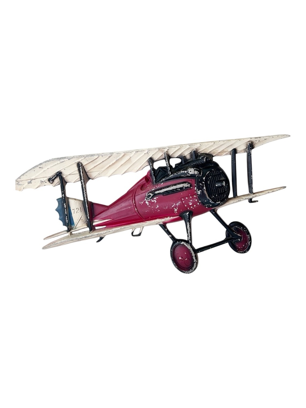 Rustic Sexton USA Airplane Wall Art Mid Century Modern Man-cave Game Room